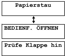 PANASONIC KXMB771G - Wenn sich das Aufzeichnungspapier im Geräteinnern staut - 1