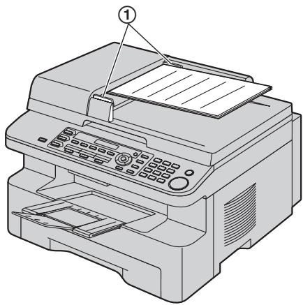 PANASONIC KXMB771G - Nutzung des automatischen Dokumenteneinzuges - 1