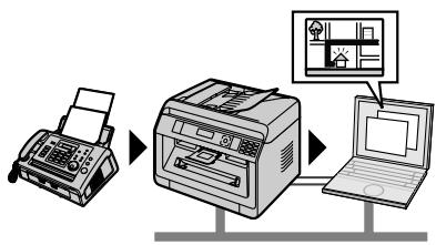 PANASONIC KXMB2170EU - Réception d'une télécopie sur votre ordinateur (Réception de télécopie PC) - 1