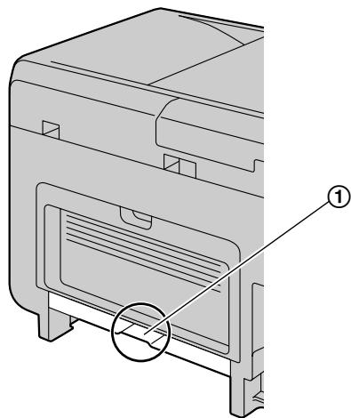 PANASONIC KXMB2170EU - Si le papier a occasionné un bourrage à l'intérieur de l'appareil - 3