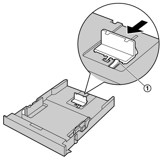 PANASONIC KXMB2170EU - Chargement de papier d'un format supérieur à A4 (à l'aide du guide d'extension) - 1
