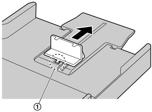 PANASONIC KXMB2170G - Einlegen von Papier größer als A4 (unter Zuhilfenahme der Verlängerungsführung) - 3