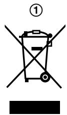 PANASONIC KXMB2515EU - Avis aux utilisateurs concernant la collecte et l'élimination des piles et des apparéils électriques et électroniques usagés - 1