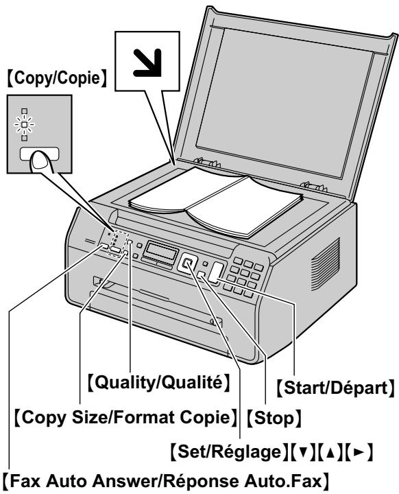PANASONIC KX MB1500 - Utilisation de la vitre du scanner - 1