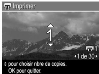 HP PHOTOSMART M527 - Sélection d'images à imprimer - 1