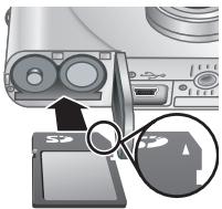 HP PHOTOSMART M547 - Install and format an optional memory card - 1
