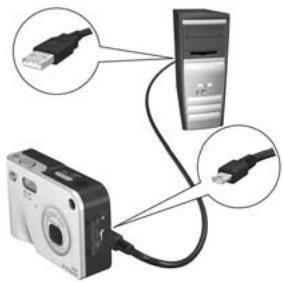 HP PHOTOSMART R507 - Transfert d'images vers l'ordinateur - 1