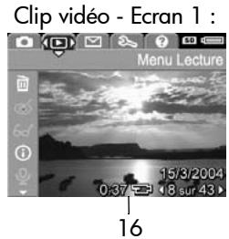 HP PHOTOSMART R507 - Utilisation du menu Lecture - 2