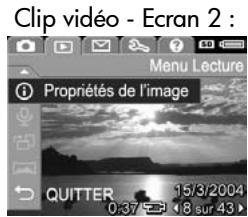 HP PHOTOSMART R507 - Utilisation du menu Lecture - 4