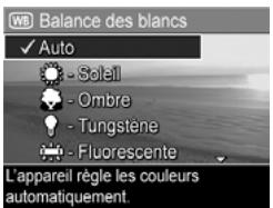 HP PHOTOSMART R507 - Balance des blancs - 1
