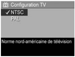 HP PHOTOSMART R607 - Configuration TV - 1