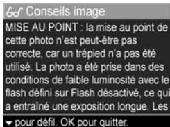 HP PHOTOSMART R607 - Conseils image - 1