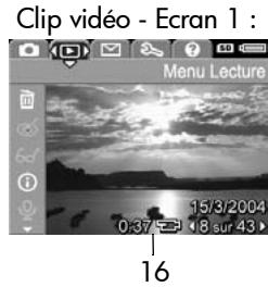 HP PHOTOSMART R607 - Utilisation du menu lecture - 2