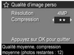 HP PHOTOSMART R607 - Qualité d'image personnalisée - 1