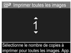 HP PHOTOSMART R717 - Envoi de toutes les images vers les destinations - 3