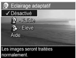 HP PHOTOSMART R717 - L'éclairage adaptatif est utile dans les situations suivantes : - 1