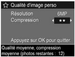 HP PHOTOSMART R717 - Qualité d'image personnalisée - 1