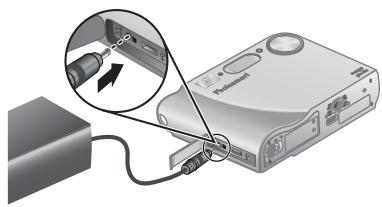 HP PHOTOSMART R725 - Chargez la batterie - 1