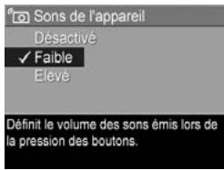 HP PHOTOSMART R817 - Sons de l'appareil - 1