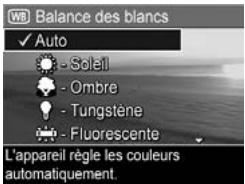 HP PHOTOSMART R817 - Balance des blancs - 1