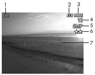 HP PHOTOSMART R817 - Utilisation du mode Prévisualisation - 1