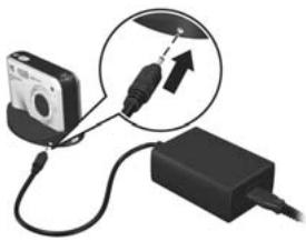 HP PHOTOSMART R817 - Chargement de la batterie - 1