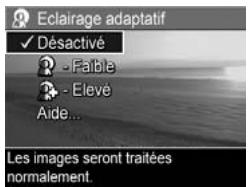 HP PHOTOSMART R818 - Eclairage adaptatif - 3