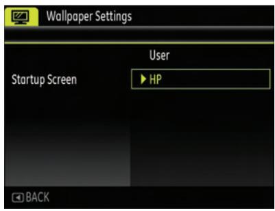 HP CC330 - Startup Screen: - 1