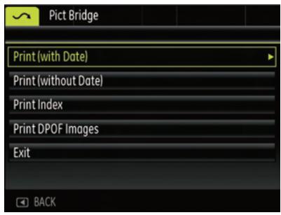 HP CC330 - Using the PictBridge Menu - 1