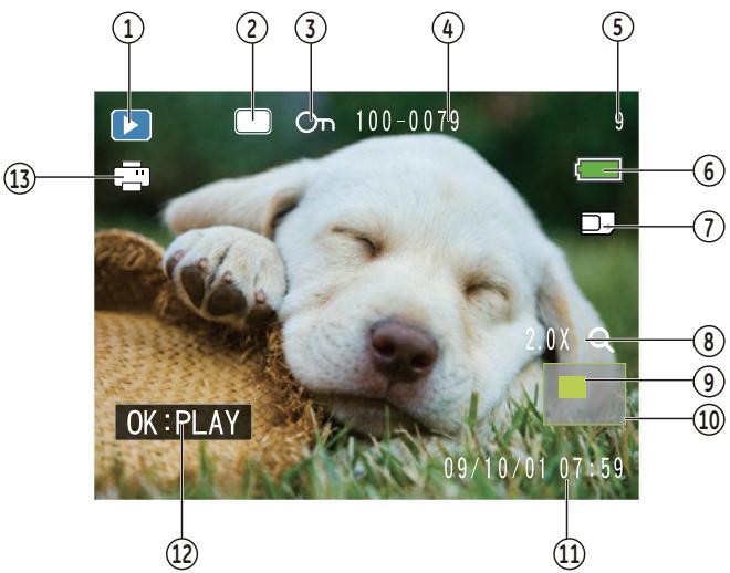 HP CC330 - Playback mode display - 1