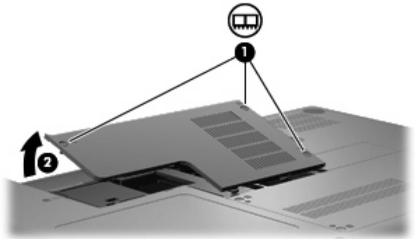 HP COMPAQ PRESARIO CQ56-258SA - Ajout ou remplacement de modules mémoire - 1