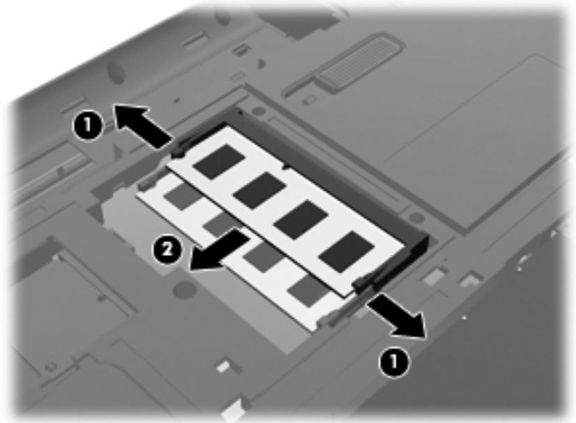 HP COMPAQ PRESARIO CQ56-258SA - Ajout ou remplacement de modules mémoire - 2