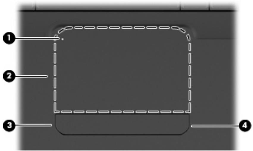 HP COMPAQ PRESARIO CQ56-258SA - Pavé tactile - 1
