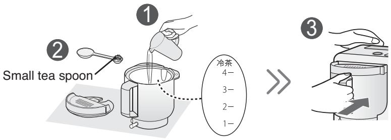 SHARP TE-T56U - MAKING COLD TEA - 1