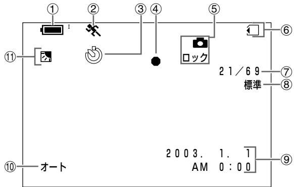 SHARP VL-Z5 - 「力一」-「撮影」モ一の画面 - 1