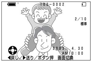 SHARP VL-Z5 - 操作木たんの中央を押て、1画面表示にす - 1