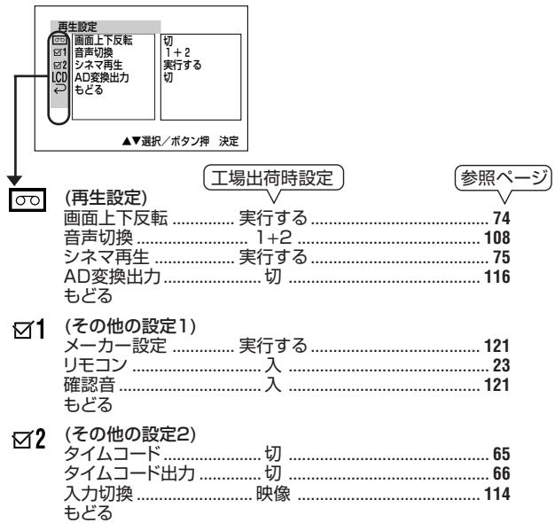 SHARP VL-Z5 - 「テフ」-「再生」モードメニeer - 1