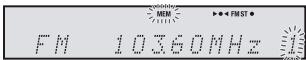 SHARP XLHF202PHX - Mise en mémoire d'une station - 1