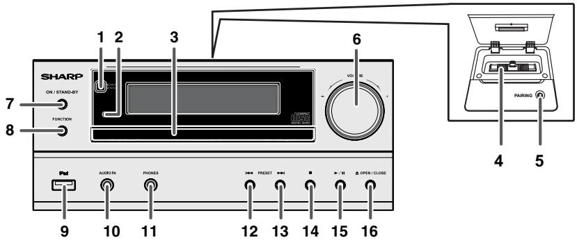 SHARP XLHF202PHX - Commande de volume - 1