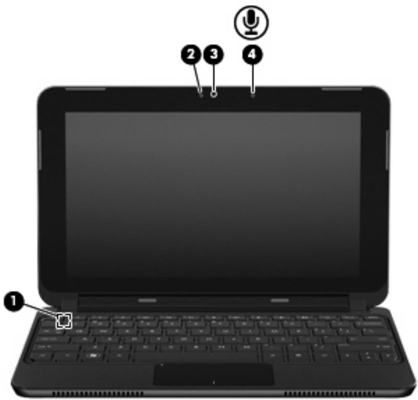 HP MINI 210-1099EA - Éléments de la partie gauche - 2