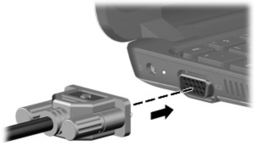 HP MINI 210-1145SA - Connexion d'un moniteur externe ou d'un projecteur - 1