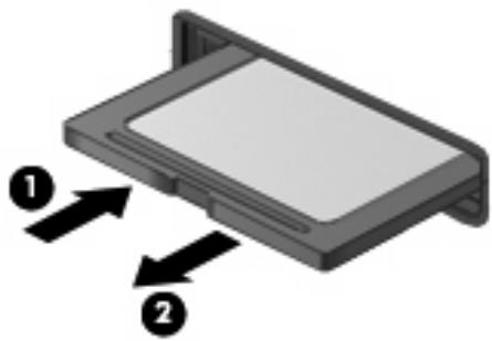 HP MINI 210-1165SA - Retrait d'une carte numérique - 1