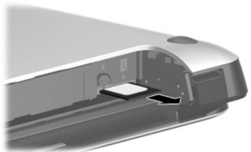 HP MINI 210-1165SA - Retrait d'une carte SIM - 1
