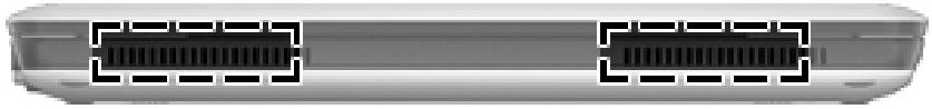 HP MINI 210-1165SA - Éléments de la partie avant - 1