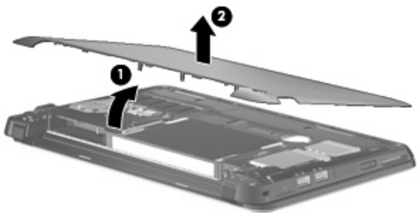 HP MINI 210-1165SA - Retrait du cache de protection - 3