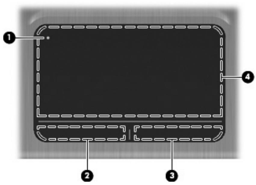 HP MINI 210-1185SA - Éléments de la partie supérieure - 1