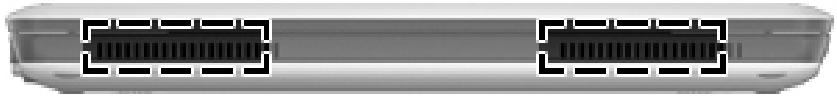 HP MINI 210-1185SA - Éléments de la partie avant - 1