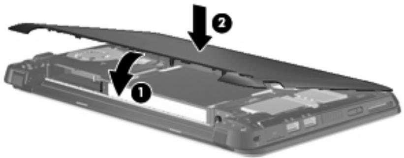 HP MINI 210-1185SA - Remise en place du cache de protection - 2