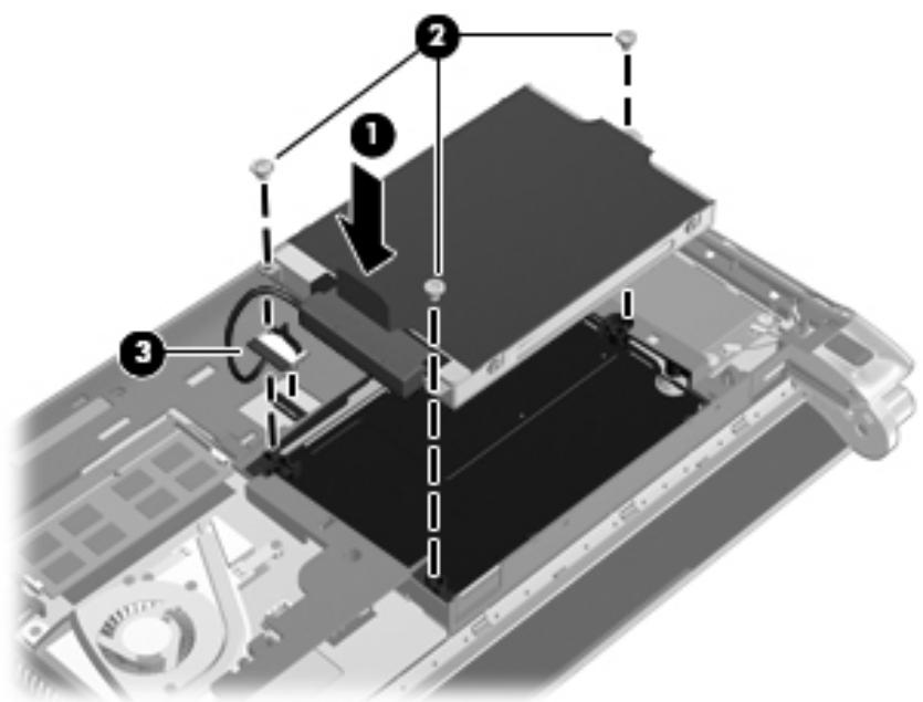 HP MINI 210-2206SA - Installation d'un disque dur - 1