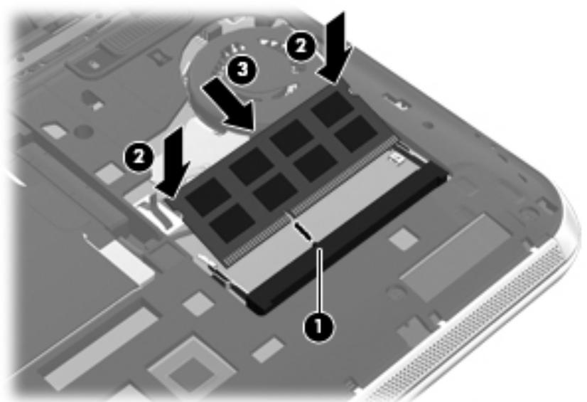 HP MINI 210-3000SA - Remplacement du module mémoire - 3